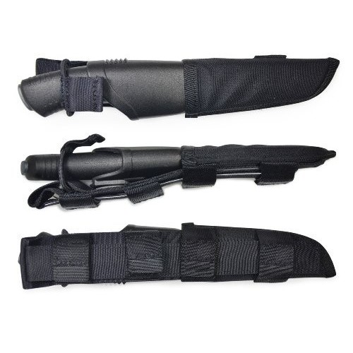Cutit Morakniv Bushcraft Expert cu teaca Tactical Black si sistem Molle