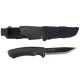 Cutit Morakniv Bushcraft Expert cu teaca Tactical Black si sistem Molle