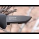 Cutit Morakniv Bushcraft Black SRT cu sistem MOLLE
