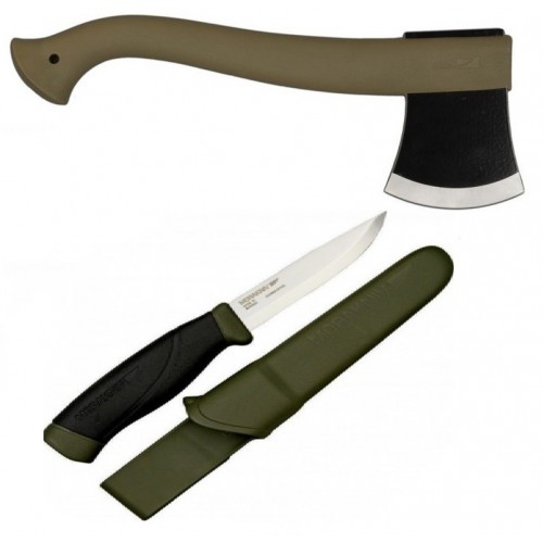 MORA 18 Set topor si cutit companion heavy duty Morakniv Suedia