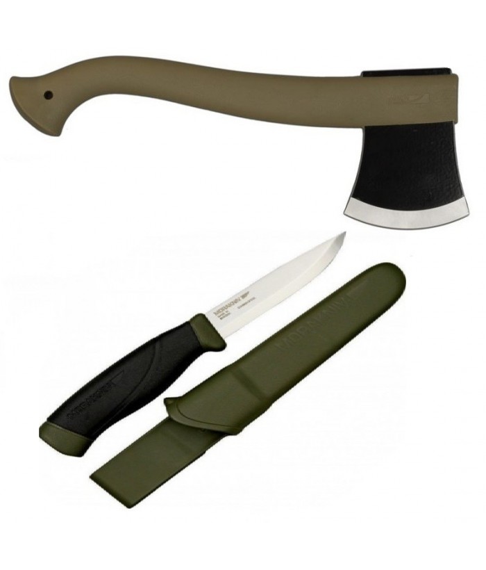 MORA 18 Set topor si cutit companion heavy duty Morakniv Suedia