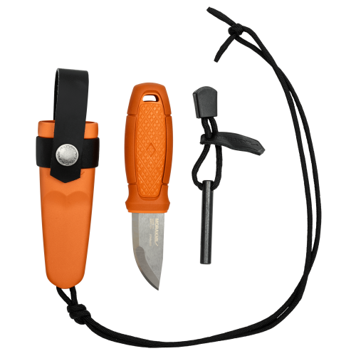 Cutit Mora Eldris, PORTOCALIU pt DIY/camping/hobby