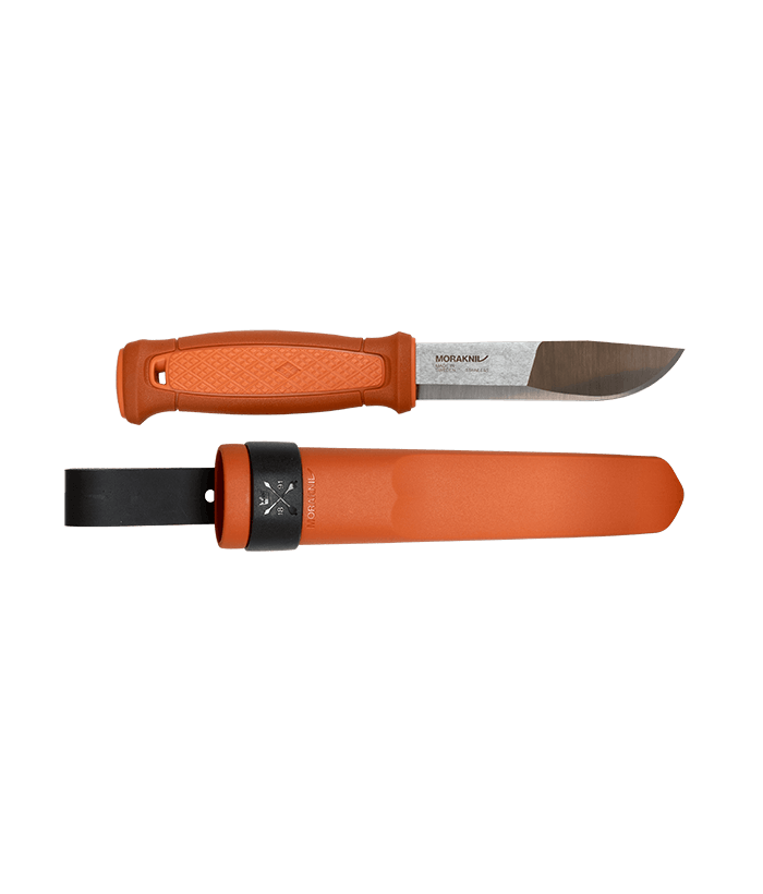 Cutit Mora Kansbol ORANGE Multi-Mount pentru vanatoare/munte/camping.