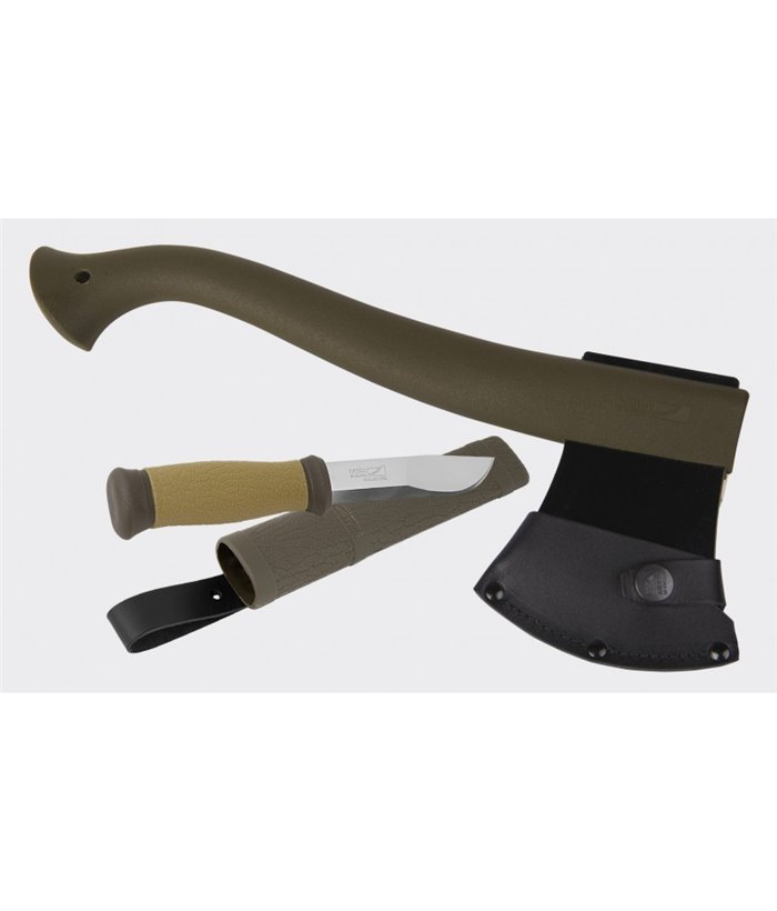 CBS20 Set topor si cutit 2000 verde Morakniv Suedia