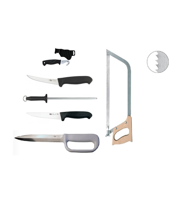 CM8 Set cutite de macelarit si ferastrau vanat/domestice Morakniv Suedia