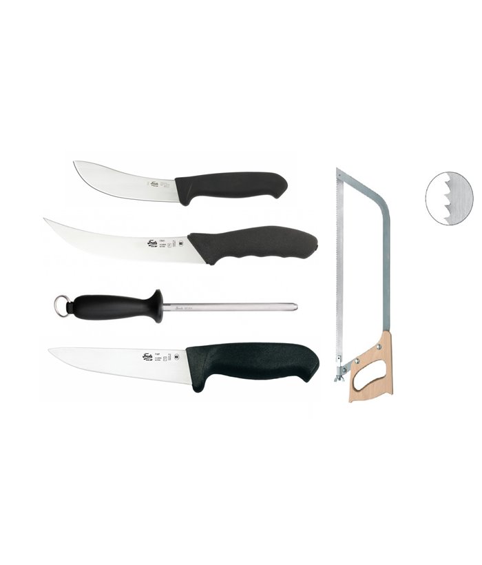 CM6 Set cutite de macelarit si fierastrau macelar vanat/domestice Morakniv Suedia.