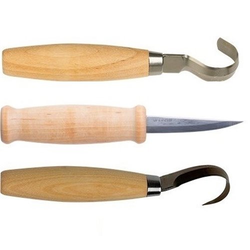 CS9 Set cutite sculptura tip carlig/drept, Morakniv Suedia.