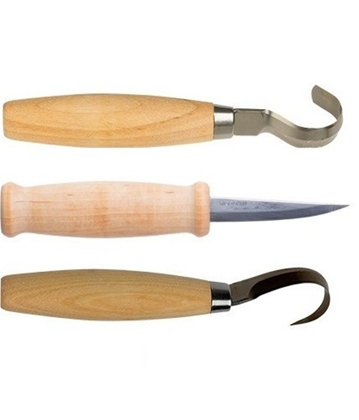CS9 Set cutite sculptura tip carlig/drept, Morakniv Suedia.