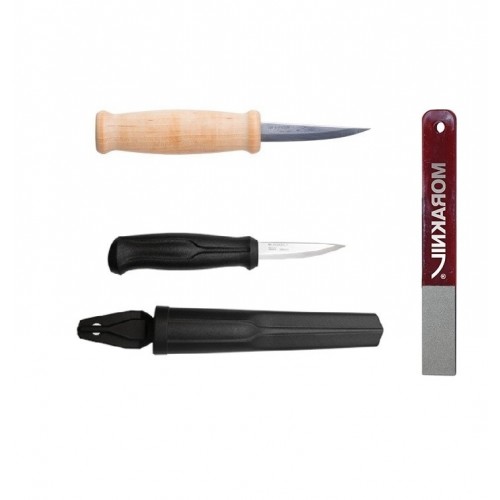 CS17 Set 2 cutite sculptura , Morakniv Suedia.