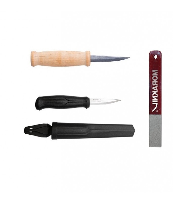 CS17 Set 2 cutite sculptura , Morakniv Suedia.