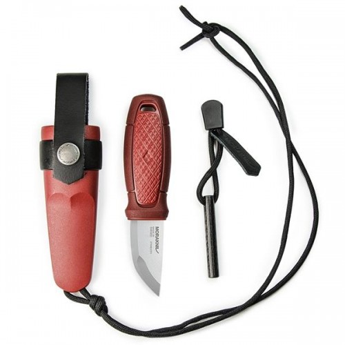 Kit cutit Morakniv de gat cu amnar Eldris Rosu