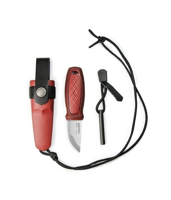 Kit cutit Morakniv de gat cu amnar Eldris Rosu