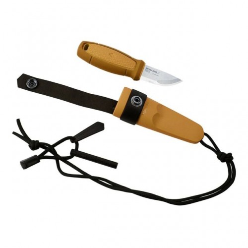 Kit cutit Morakniv de gat cu amnar Eldris Galben