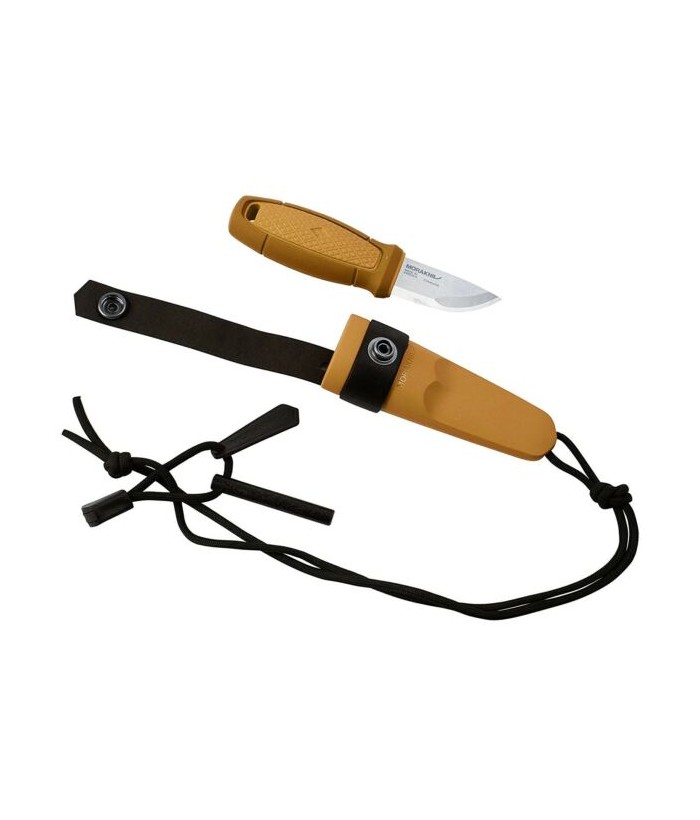 Kit cutit Morakniv de gat cu amnar Eldris Galben