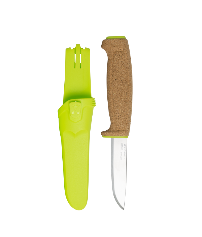 Cutit plutitor Morakniv Floating Knife, lama dreapta inox, maner din pluta