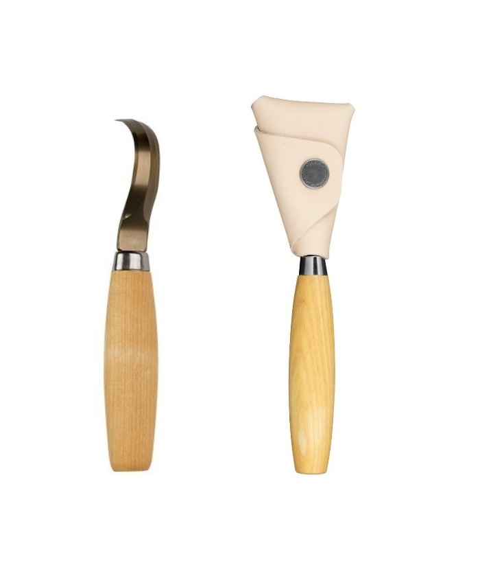 Cutit sculptura Morakniv Nr. 163S cu teaca din piele