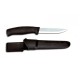 Cutit Morakniv Garberg Black, lama otel carbon + CADOU kit supravietuire si cutit Companion Black