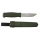 Cutit Garberg Green INOX, cu teaca de polimer pentru outdoor, vanatoare, bushcraft, Morakniv