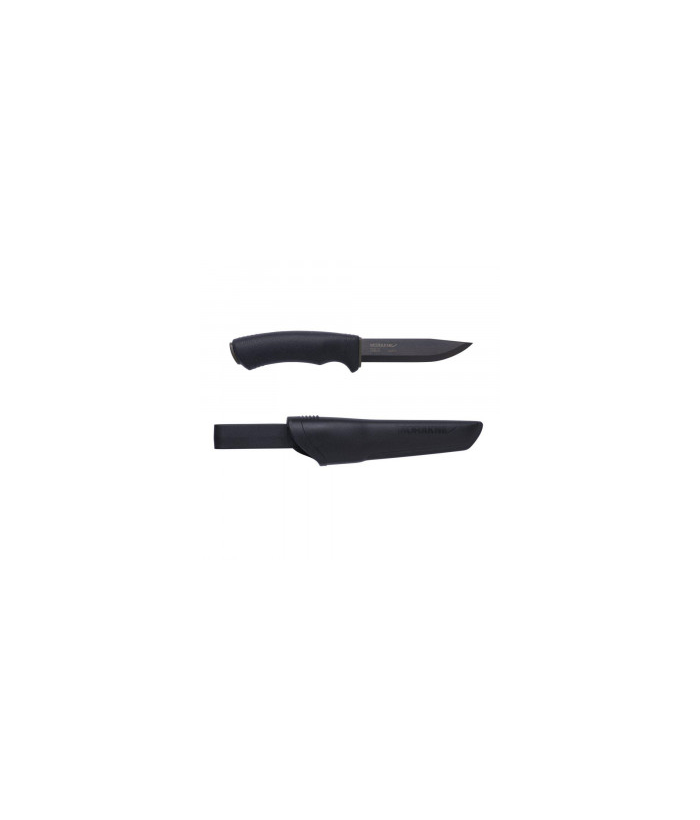 Cutit bushcraft, camping, supravietuire Bushcraft negru, Morakniv