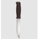 Cutit Morakniv Garberg GRAND din inox , cu teaca de piele pentru outdoor, vanatoare, bushcraft