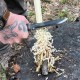 Cutit Morakniv Garberg GRAND Carbon , cu teaca de piele pentru outdoor, vanatoare, bushcraft