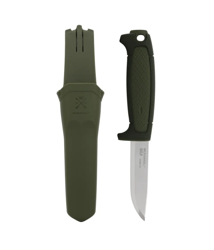 Cutit de camping, outdoor, vanatoare Morakniv Risberg INOX - DEEP FOREST