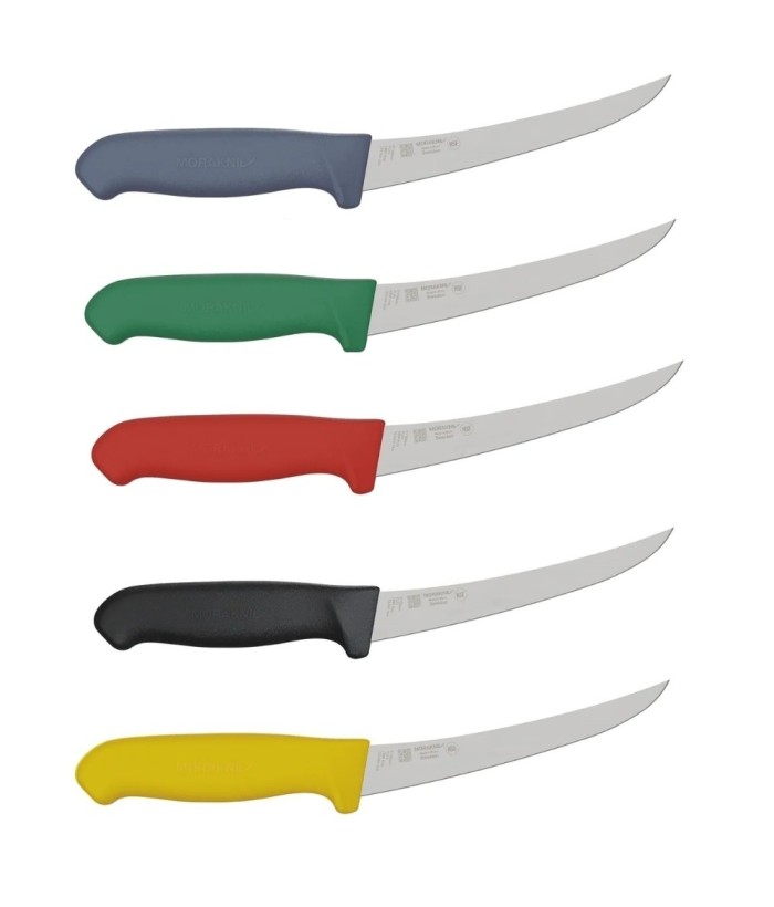 Cutit profesional pentru dezosat, CB6S-PUG- lama curba rigida de 158mm - Morakniv Suedia