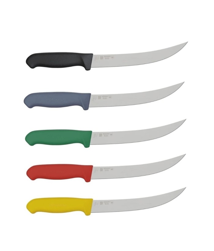 Cutit macelar profesional de transat si feliat CT8-PUG- lama lunga, curbata si rigida de 209 mm, Morakniv Suedia