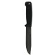 Morakniv Morkret Black Blade (C) – Cutit Survival Full-Tang Carbon 100Cr6 DLC 57.5 HRC Teaca Click-On MOLLE