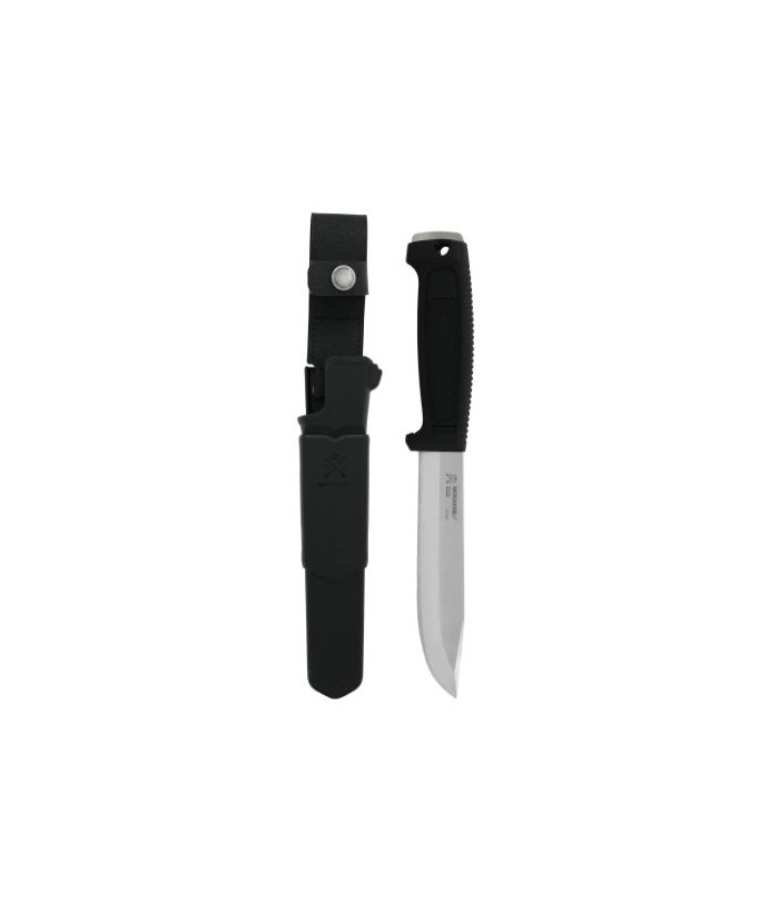 Morakniv Morkret (S) – Cutit Survival Full-Tang Otel Inox Suedez 14C28N 58 HRC si Teaca Click-On MOLLE