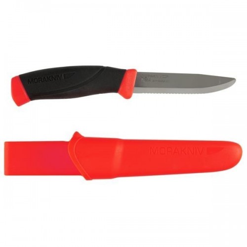 Cutit Morakniv Companion cu lama zimtata si varf tesit
