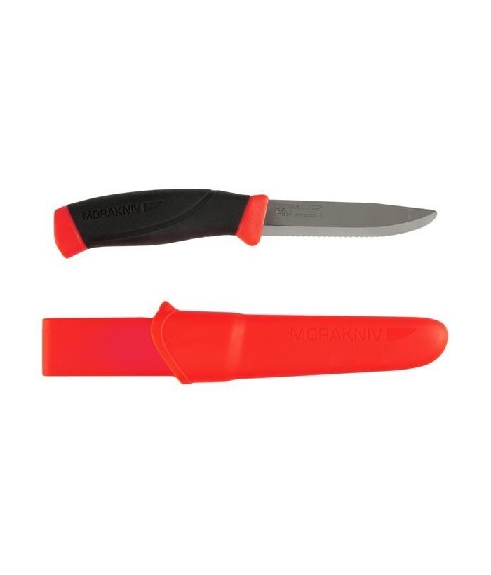 Cutit Morakniv Companion cu lama zimtata si varf tesit